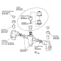 CliniMix2000Inlet Fitting Cold