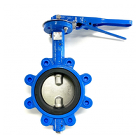 050mm T/E Lugged lever BFVALVE